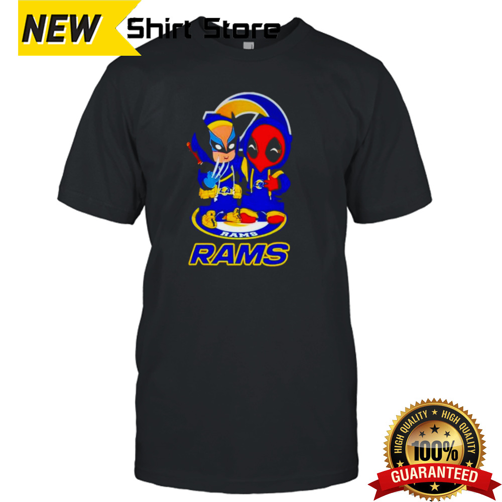 Los Angeles Rams Marvel Wolverine and Deadpool True friends shirt