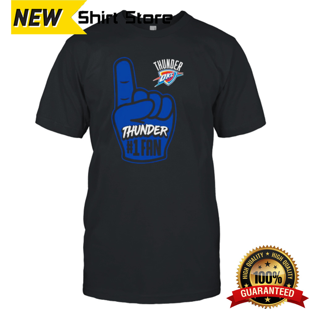 Okahoma City Thunder Basketball Hand shirt