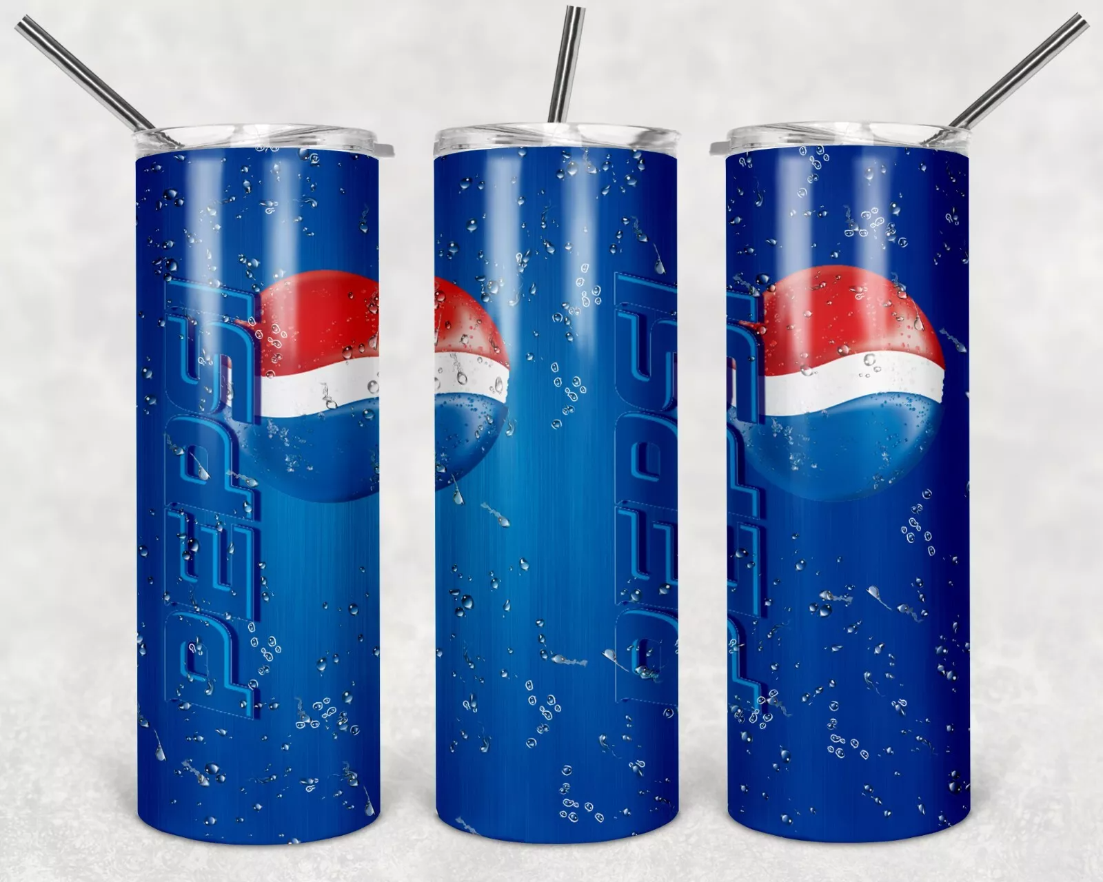 Pepsi Cola Red White Blue Can Pop Soda On A 20 Ounce Insulated Coffee Cup