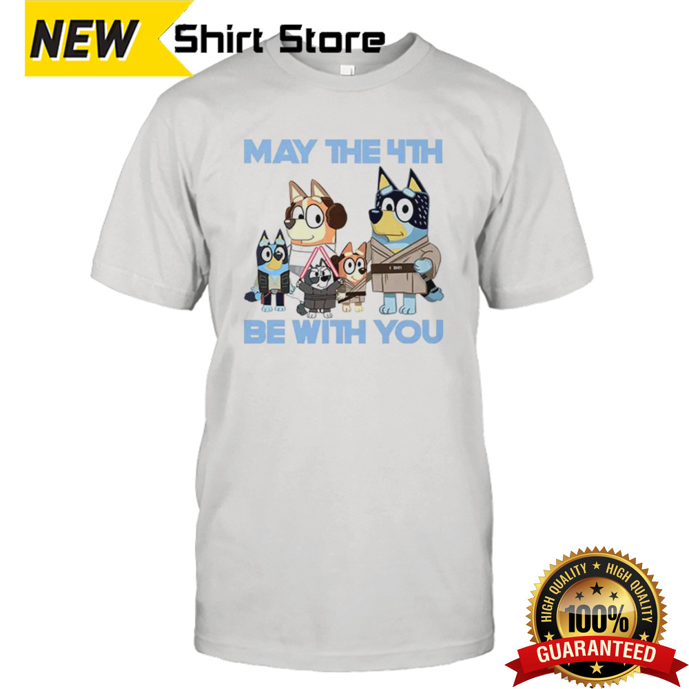 Star Wars Bluey May The 4th Be With You T-Shirt