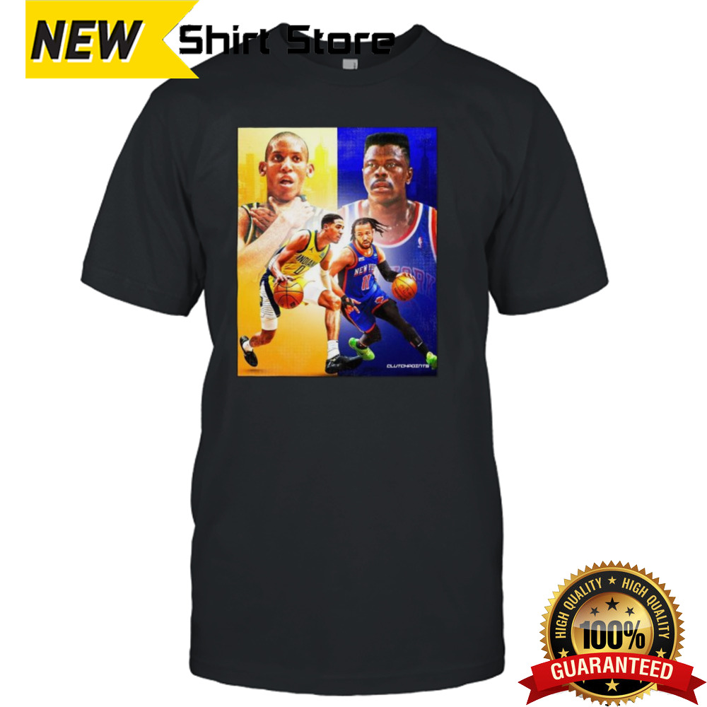 The 90s All Over Again Tyrese Haliburton Indiana Pacers And Jalen Brunson New York Knicks NBA Unisex T-Shirt