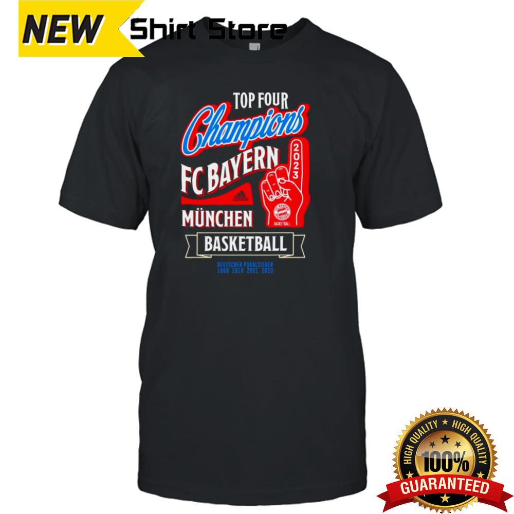 Top Four Champions FC Bayern München Basketball Shirt