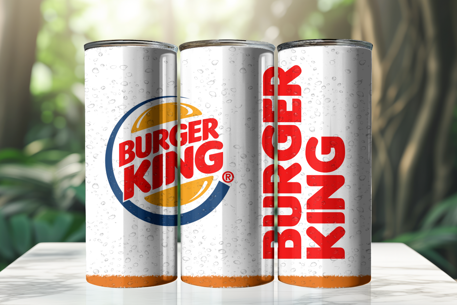 Tumbler 20oz Stainless Steel - Burger King Wet Drink Cup