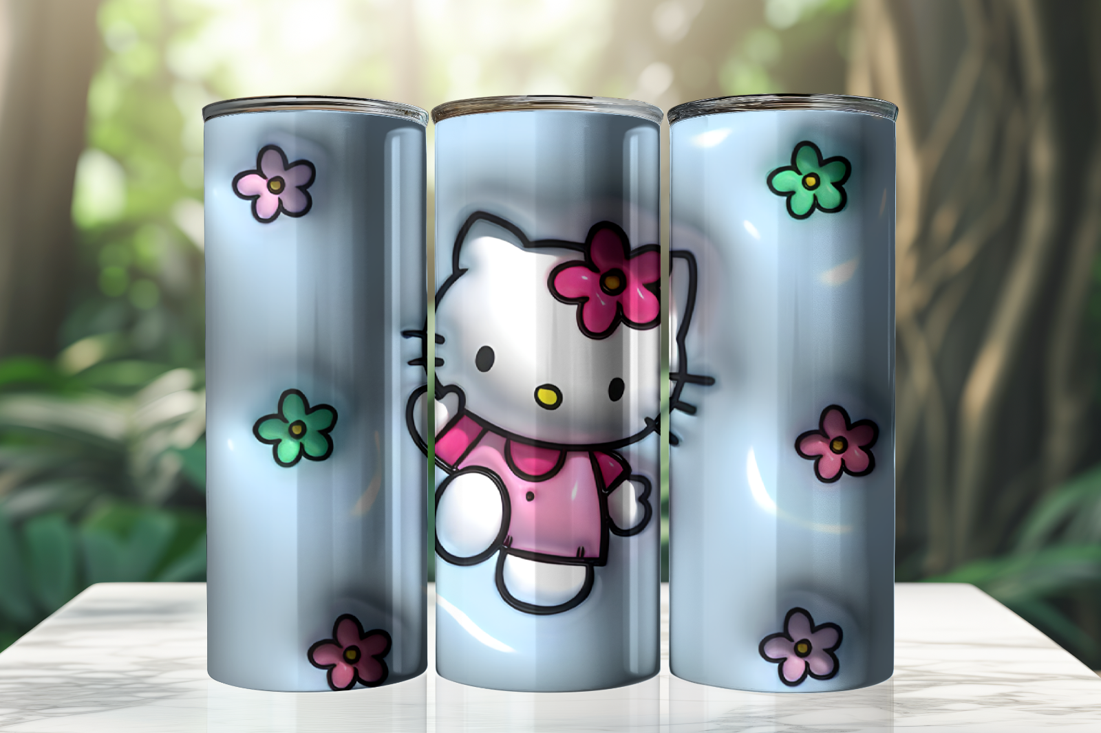 Tumbler Skinny 20oz - Inflated - Hello Kitty