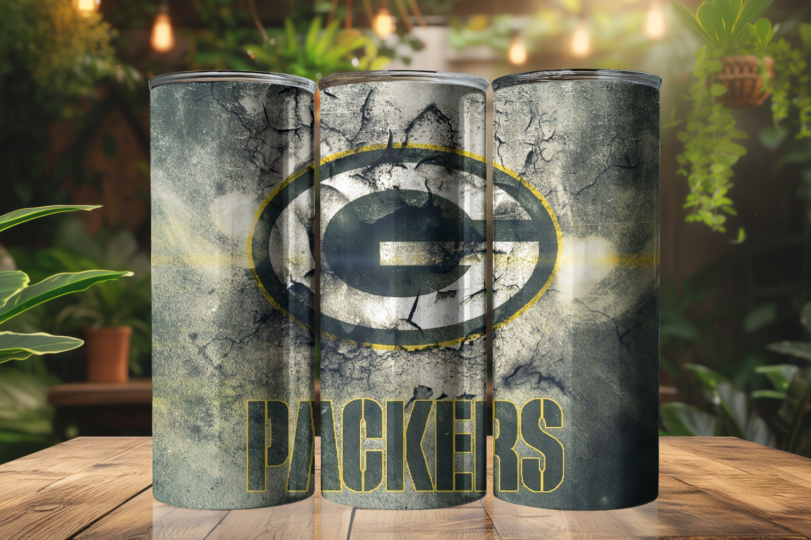 Tumbler Skinny 20oz With Lid - Green Bay Packers - Nfl - Football