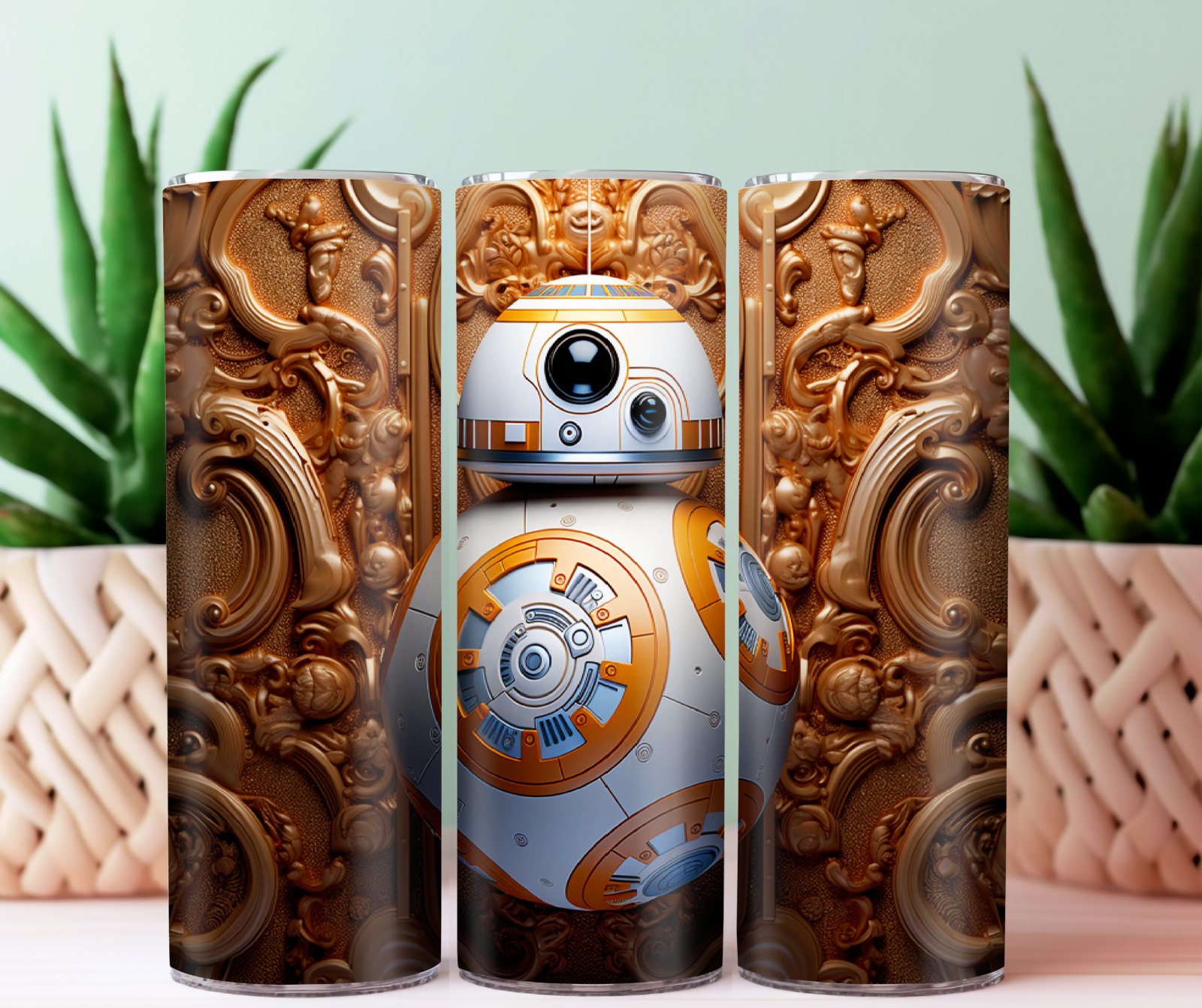 Tumbler Skinny 20oz With Lid Travel Cup - Star Wars Bb-8