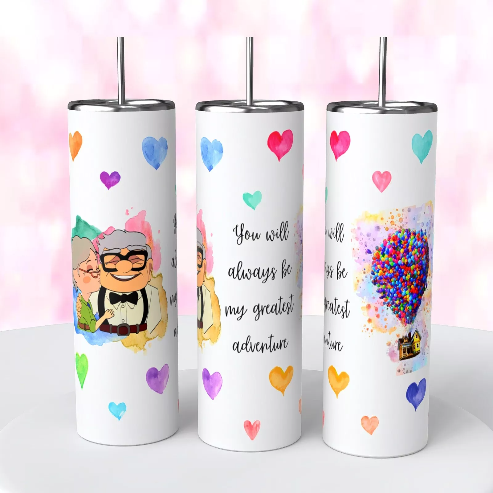 Valentine’s Day You Are My Greatest Adventure 20 Oz Tumbler Coffee Up Carl