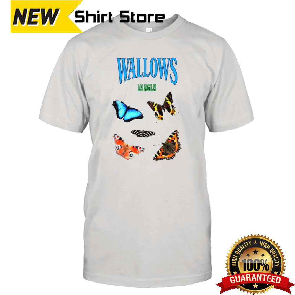 Wallows Los Angeles butterfly shirt