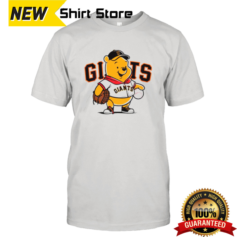 Winnie The Pooh San Francisco Giants Baseball shirt