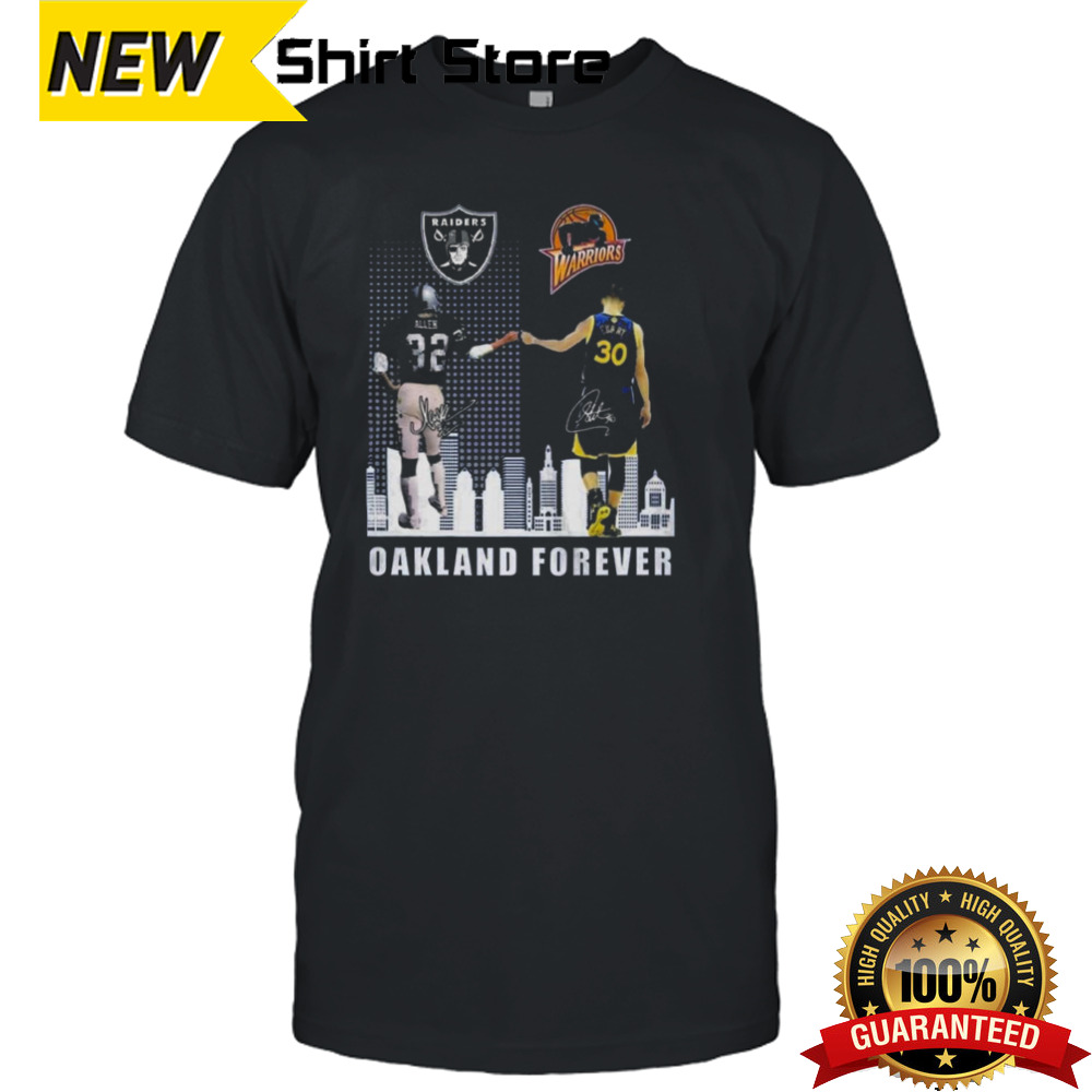 Allen And Curry Oakland Forever Signatures T-shirt