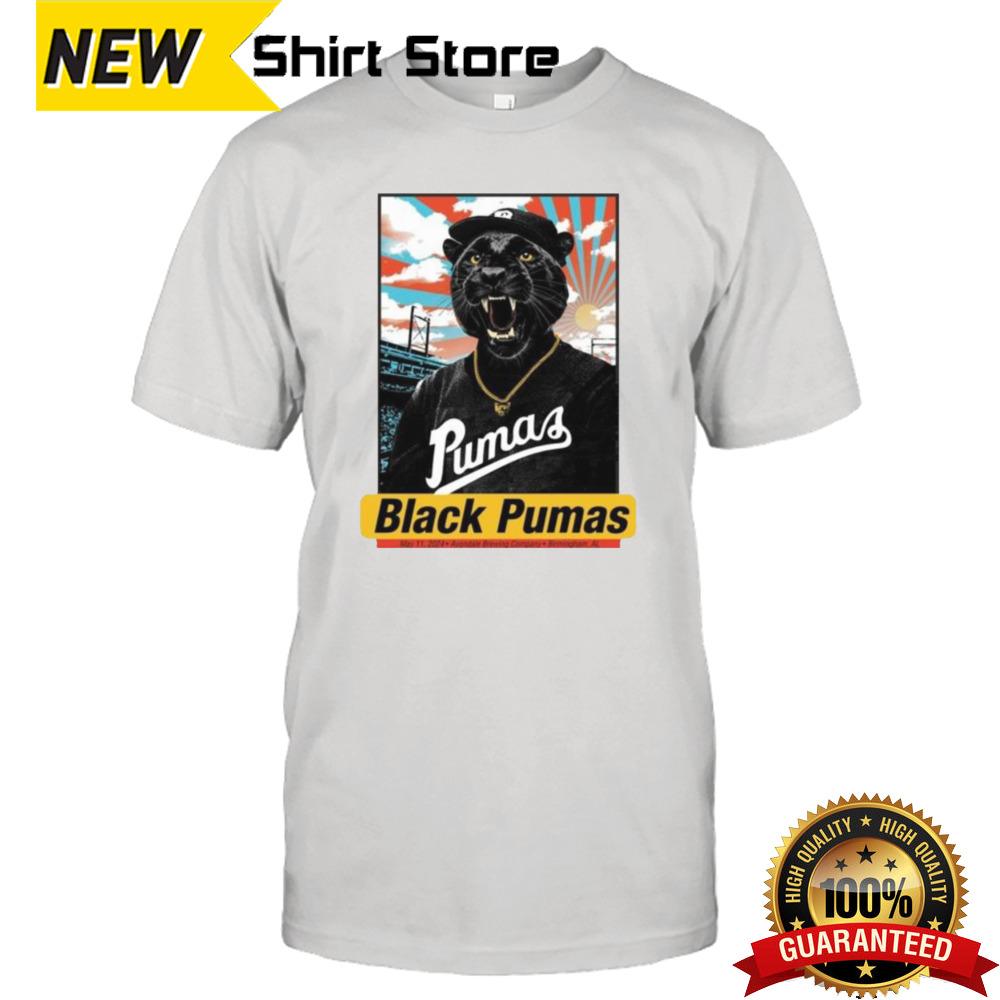 Black Pumas Tour In Birmingham AL On May 11 2024 Shirt