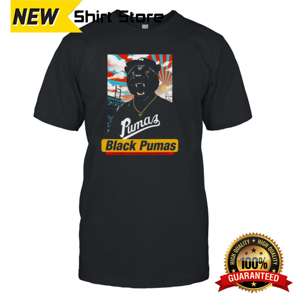 Black Pumas Tour In Birmingham Al 2024 T-shirt