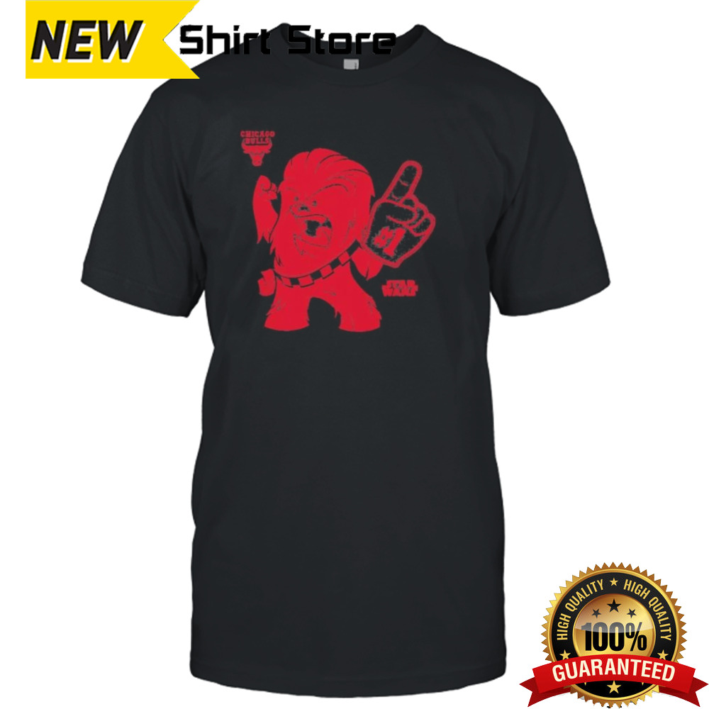 Chicago Bulls Star Wars Chewie #1 Fan T-Shirt