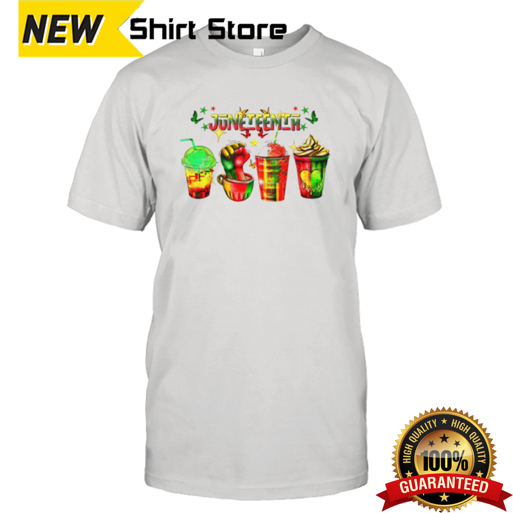 Juneteenth coffee human rights shirt