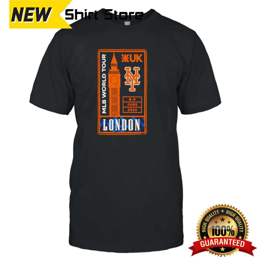 New York Mets 2024 MLB World Tour UK London Series shirt