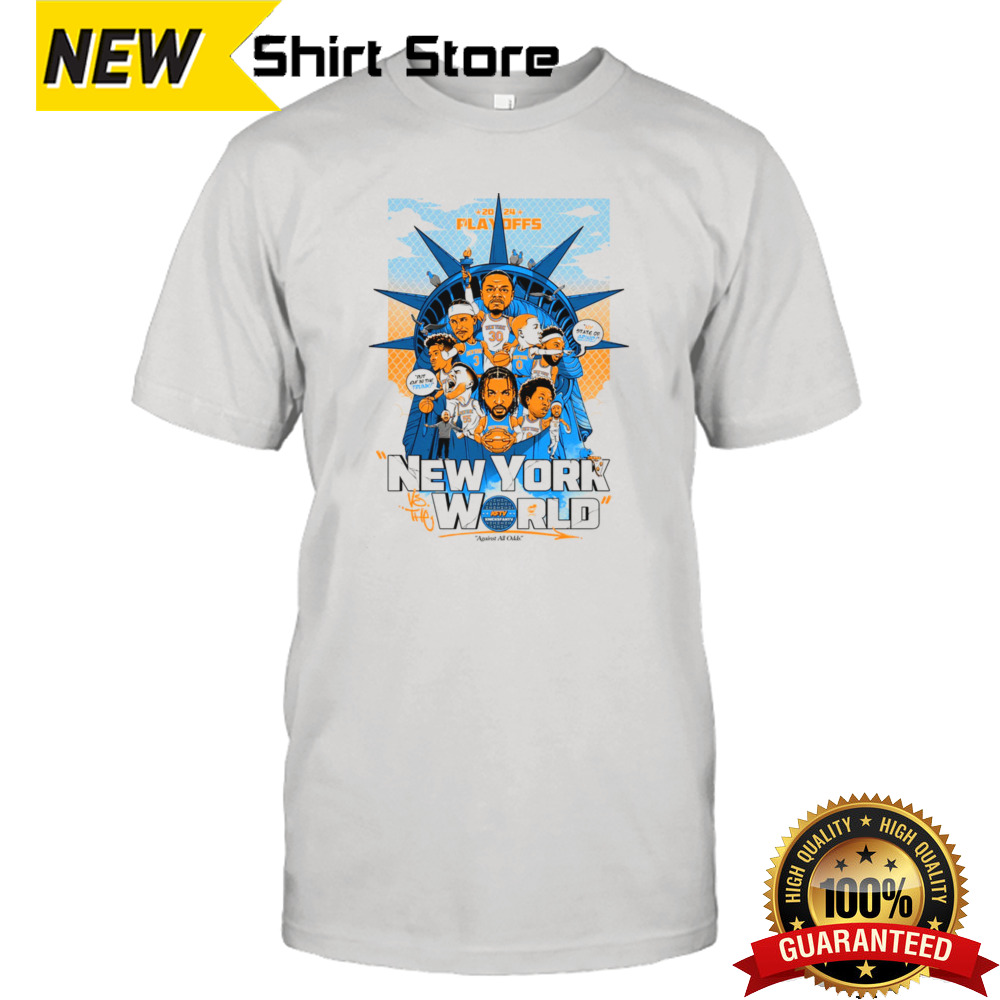 New York World Knicks KFTV x CBM 2024 Playoffs shirt