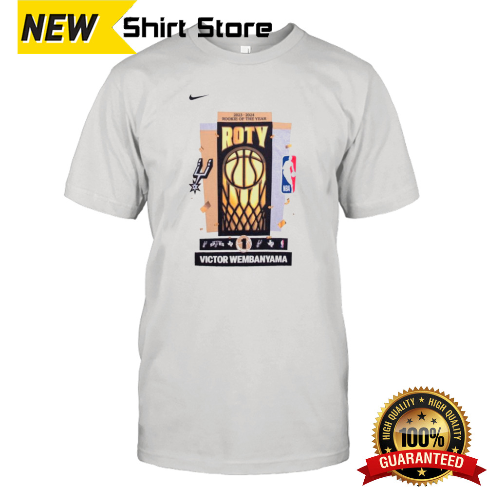 San Antonio Spurs 2024 Rookie of the Year Victor Wembanyama shirt