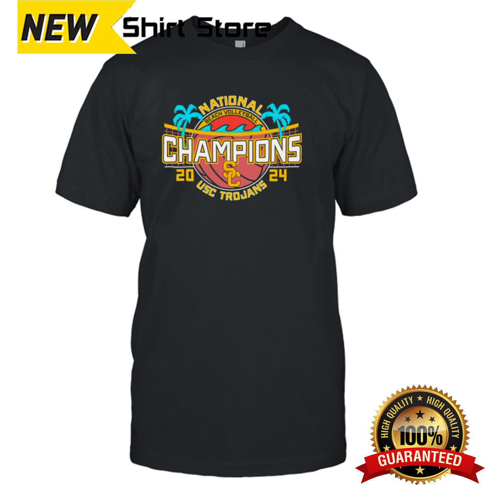 USC Trojans 2024 NCAA Beach Volleyball National Champions shirt