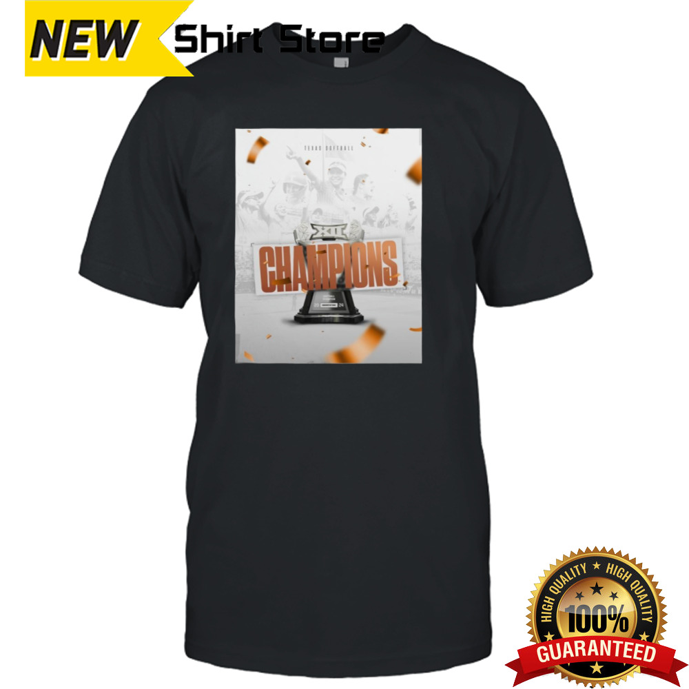 University Of Texas Softball 2024 Big 12 Champions Vintage shirt