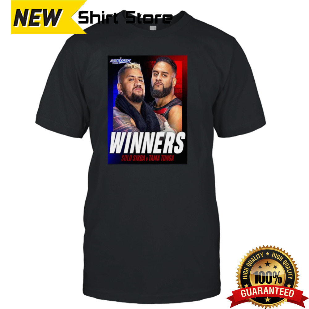 WWE Backlash Winners Solo Kikoa And Tama Tonga T-Shirt