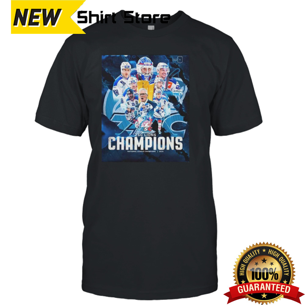 ZSC Lions Champions National League Champions 2024 Schweizer Meister shirt