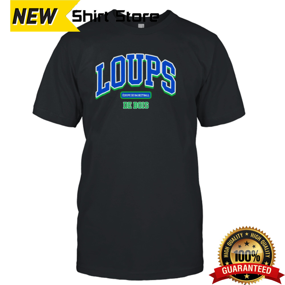 Loups Equipe De Basketball De Bois shirt