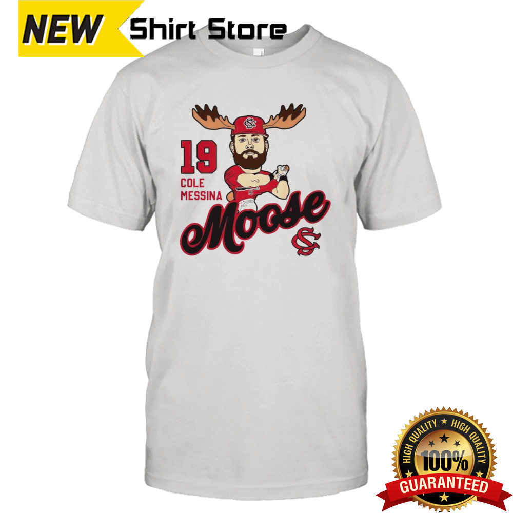 Moose Messina Cole Messina #19 cartoon shirt