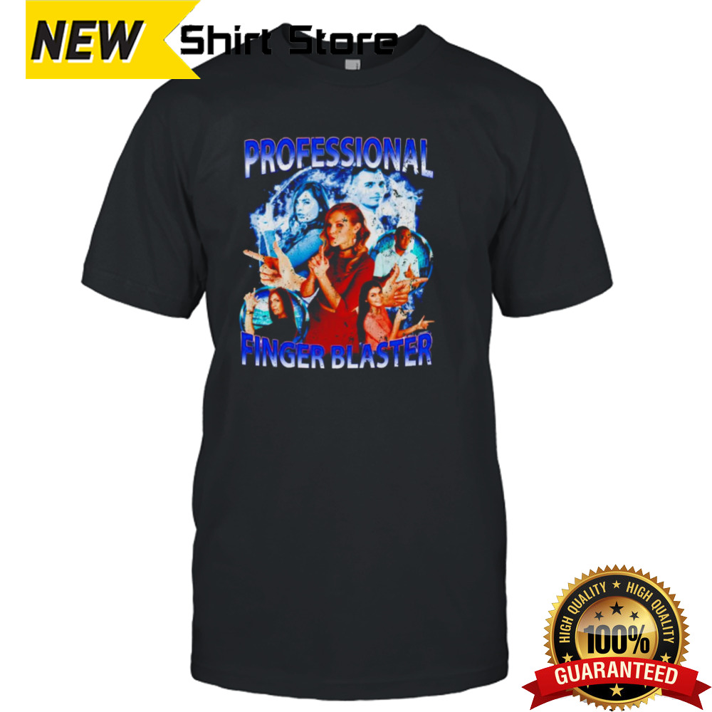 Professional finger blaster vintage shirt