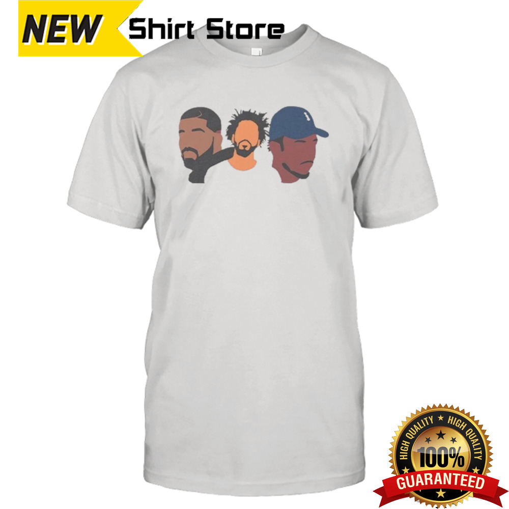 Retro Drake J Cole Kendrick Lamar Rapper Star Shirt