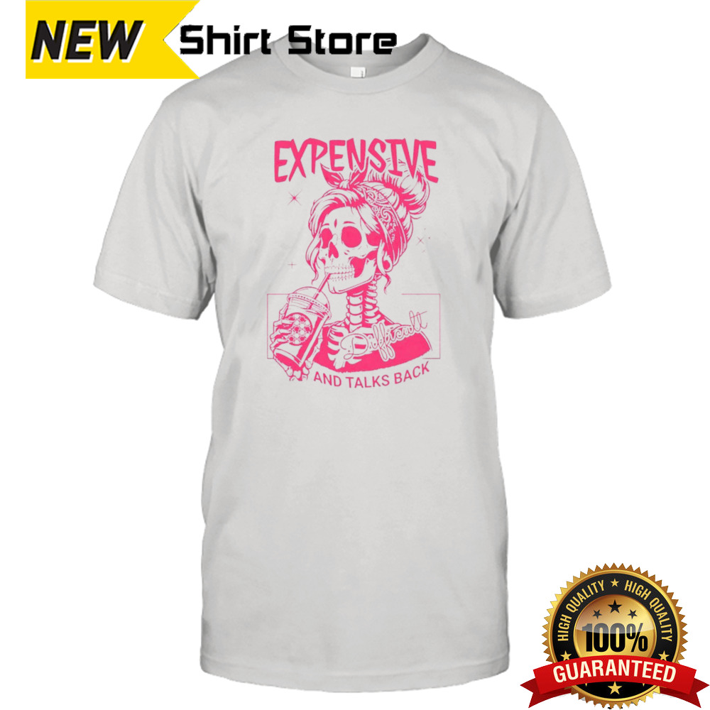 Skeleton expensive and talks back shirt