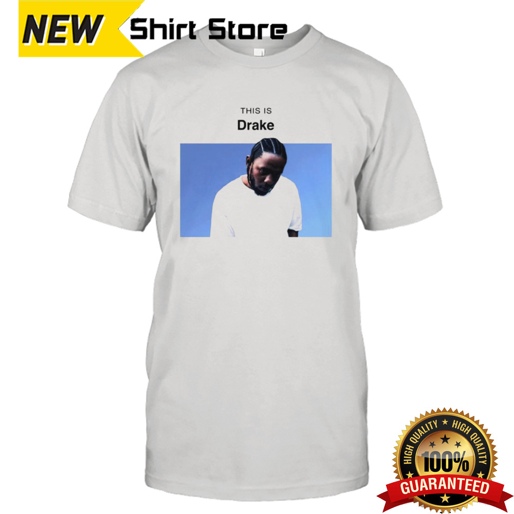 This is Drake Kendrick Lamar mugshot shirt