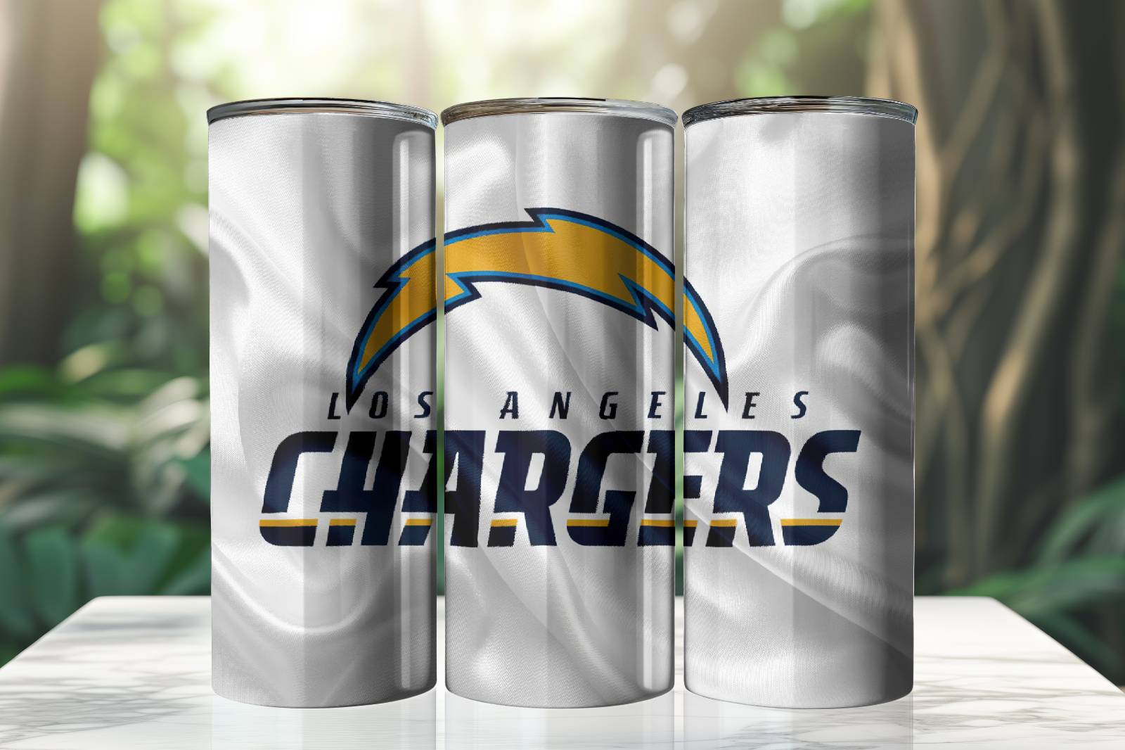 Tumbler Skinny 20oz With Lid - Los Angeles Chargers - Nfl - Football