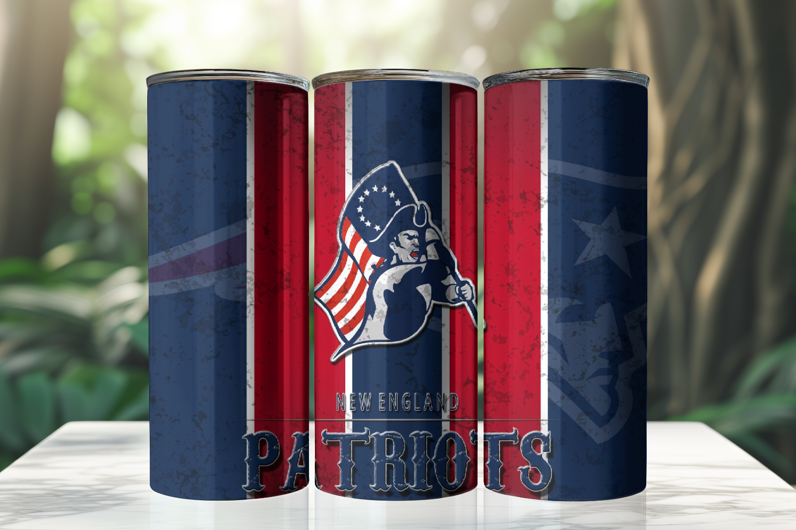 Tumbler Skinny 20oz With Lid - New England Patriots - Nfl - Football