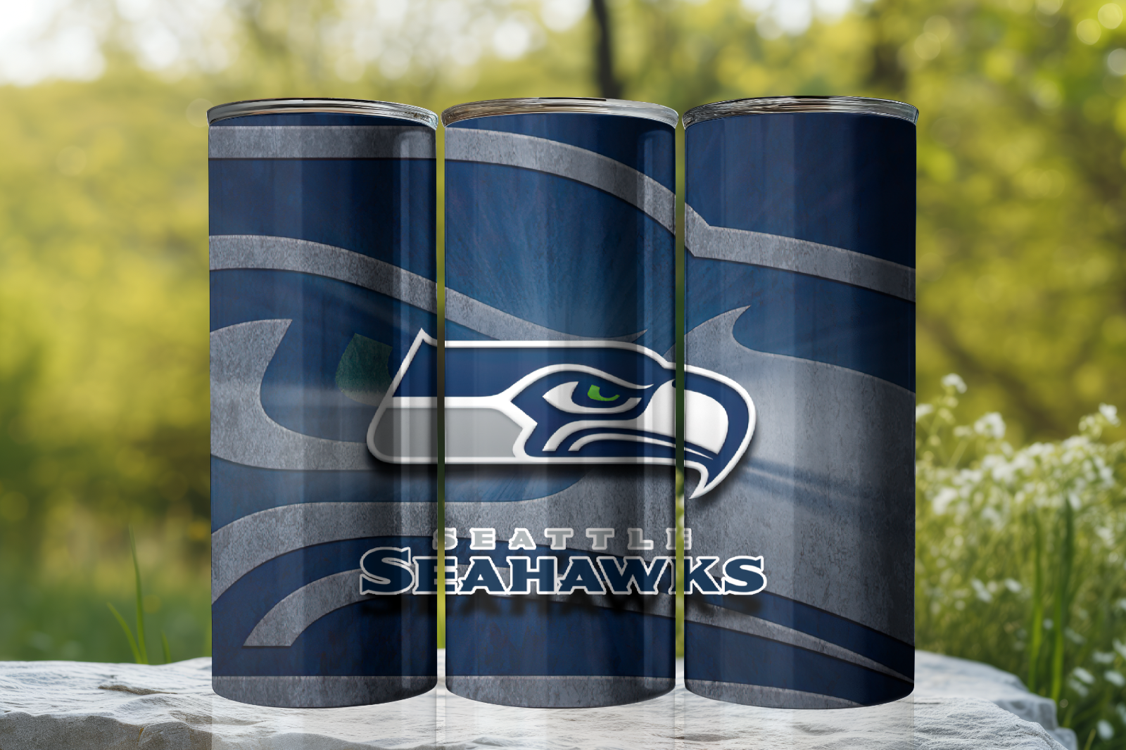 Tumbler Skinny 20oz With Lid - Seattle Seahawks - Nfl - Football