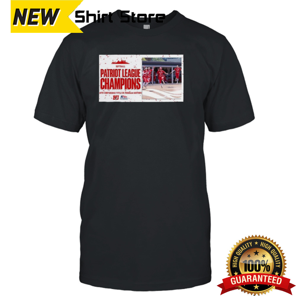 Boston University Softball 2024 Patriot League Tournament Champions Shirt