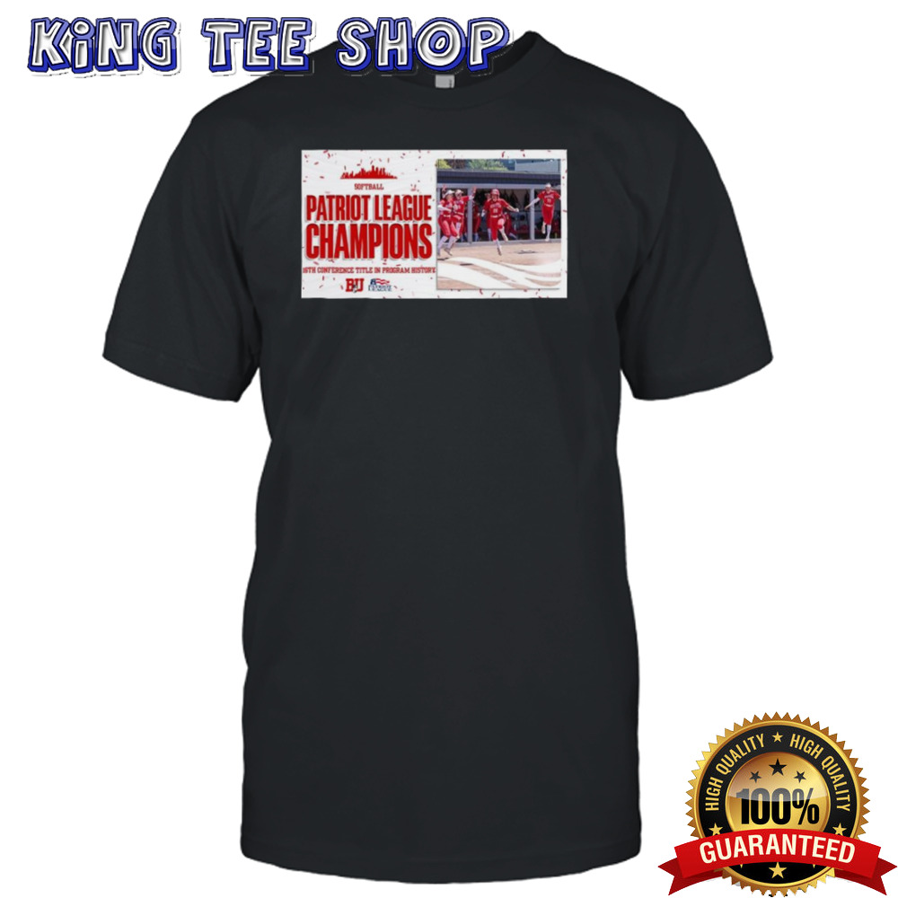 Boston University Softball 2024 Patriot League Tournament Champions Tee