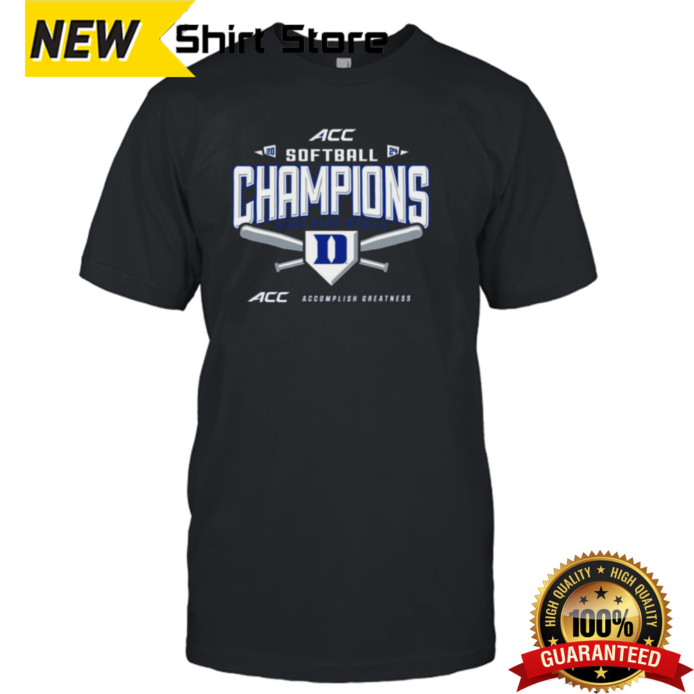 Duke Blue Devils 2024 ACC Softball Conference Tournament Champions Locker Room shirt