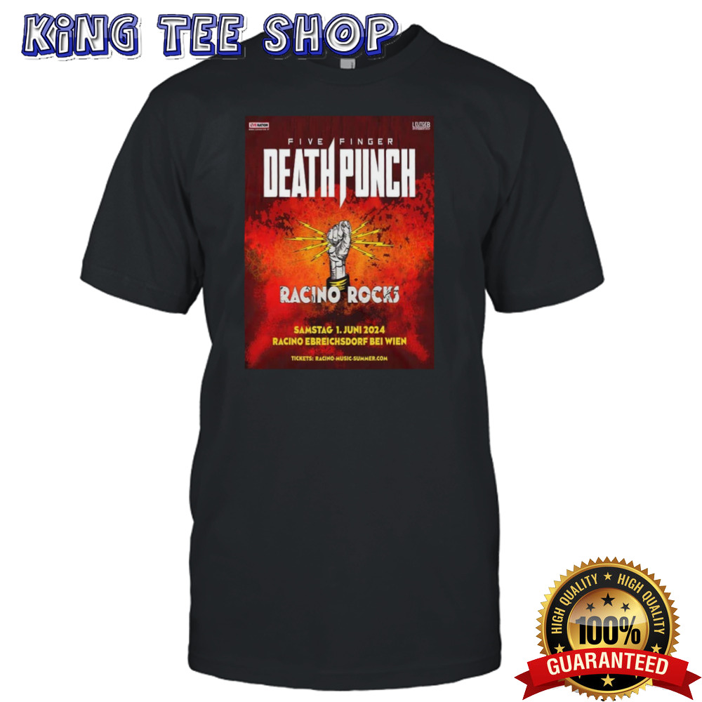 Five Finger Death Punch Austria We’Re Coming To Racino Rocks June 1 2024 With Metallica Tee