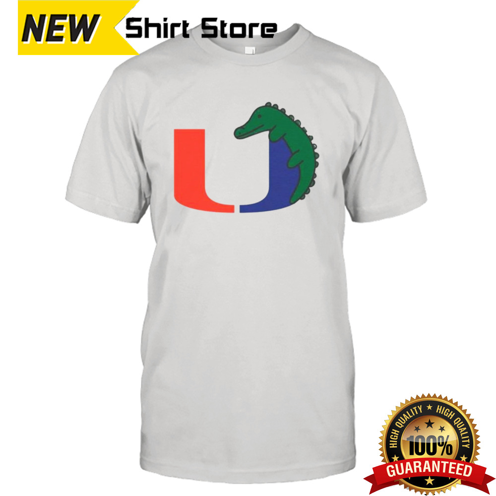 Florida Gators F Miami Hurricanes shirt