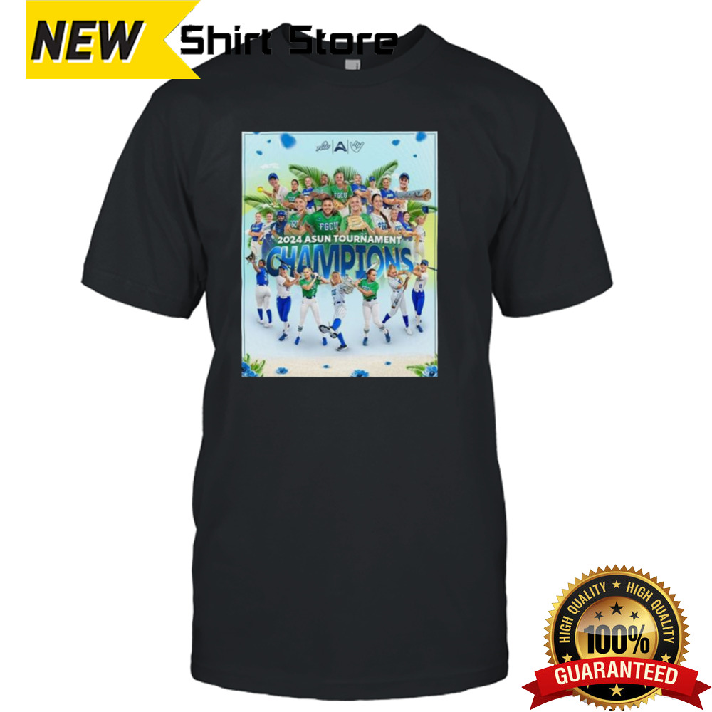 Florida Gulf Coast Eagles 2024 ASUN Softball Tournament Champions shirt