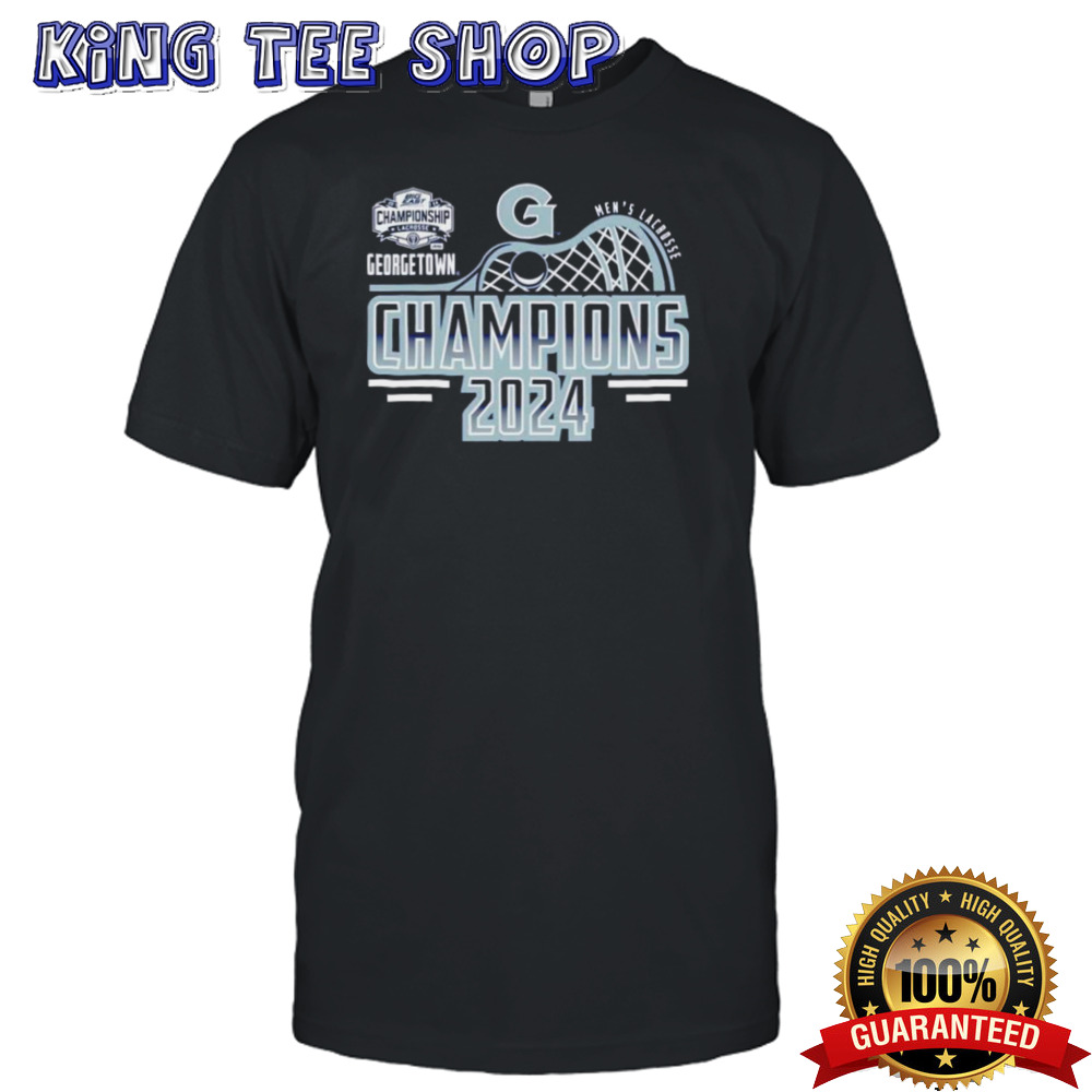 Georgetown Hoyas 2024 Big East Men’S Lacrosse Tournament Champions Tee