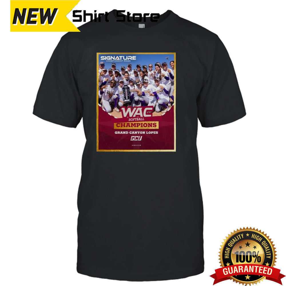 Grand Canyon Softball 2024 WAC Tournament Champions Shirt