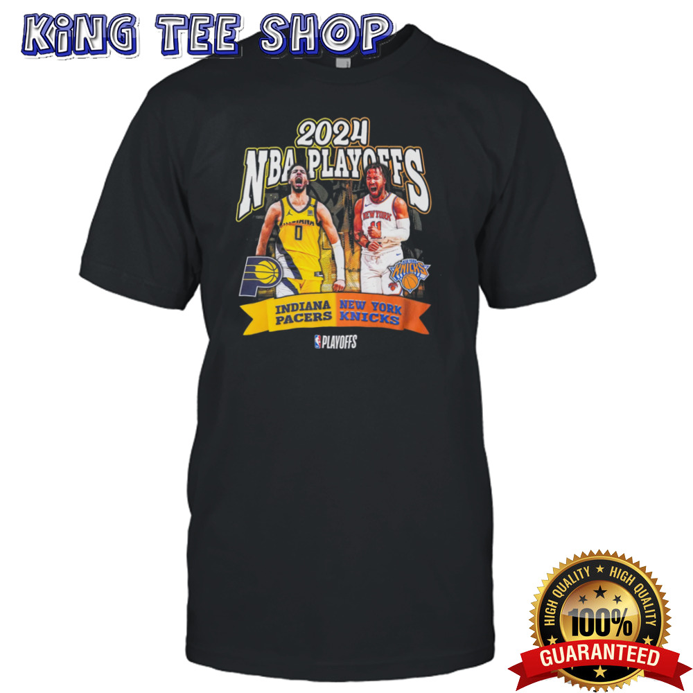 Indiana Pacers Vs New York Knicks 2024 NBA Playoffs Round 2 Player Matchup Tee