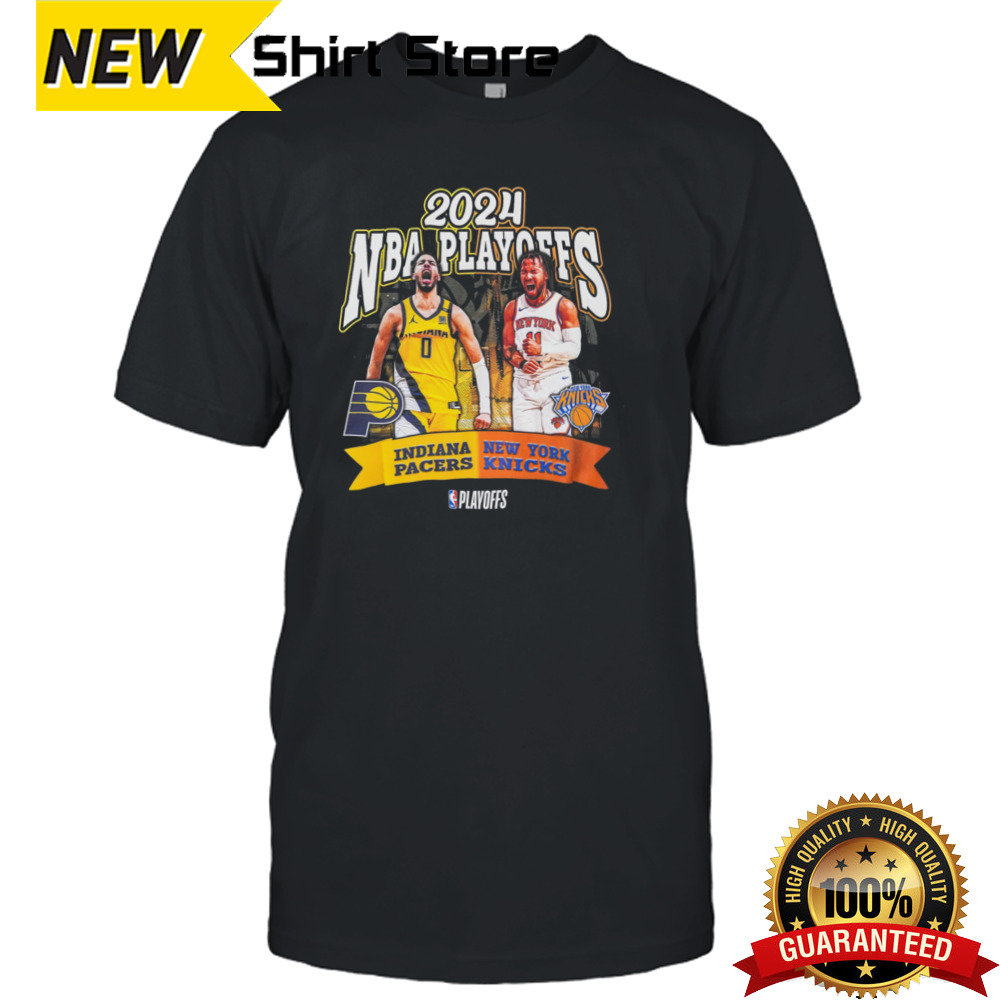 Indiana Pacers vs New York Knicks 2024 NBA Playoffs Round 2 Player Matchup shirt