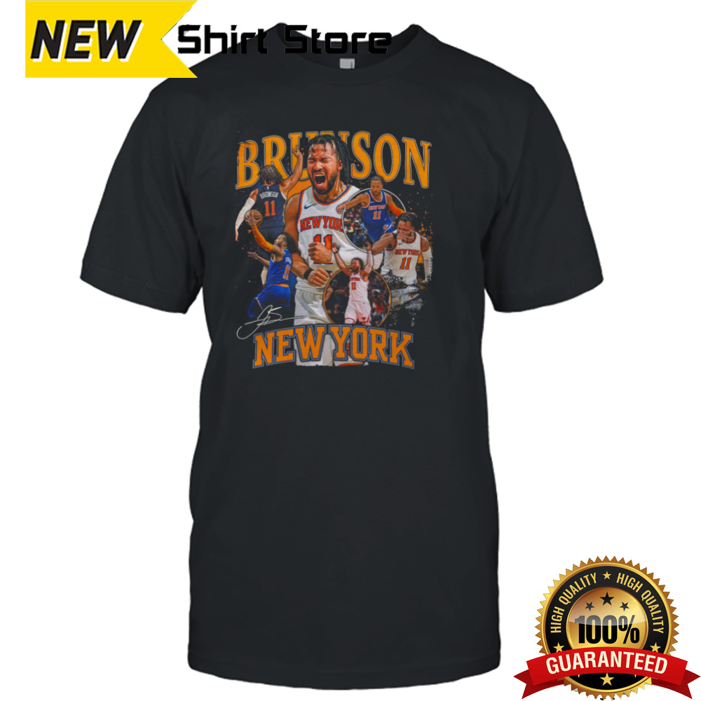 Jalen Brunson New York Knicks 2024 NBA Player Crossroads signature shirt