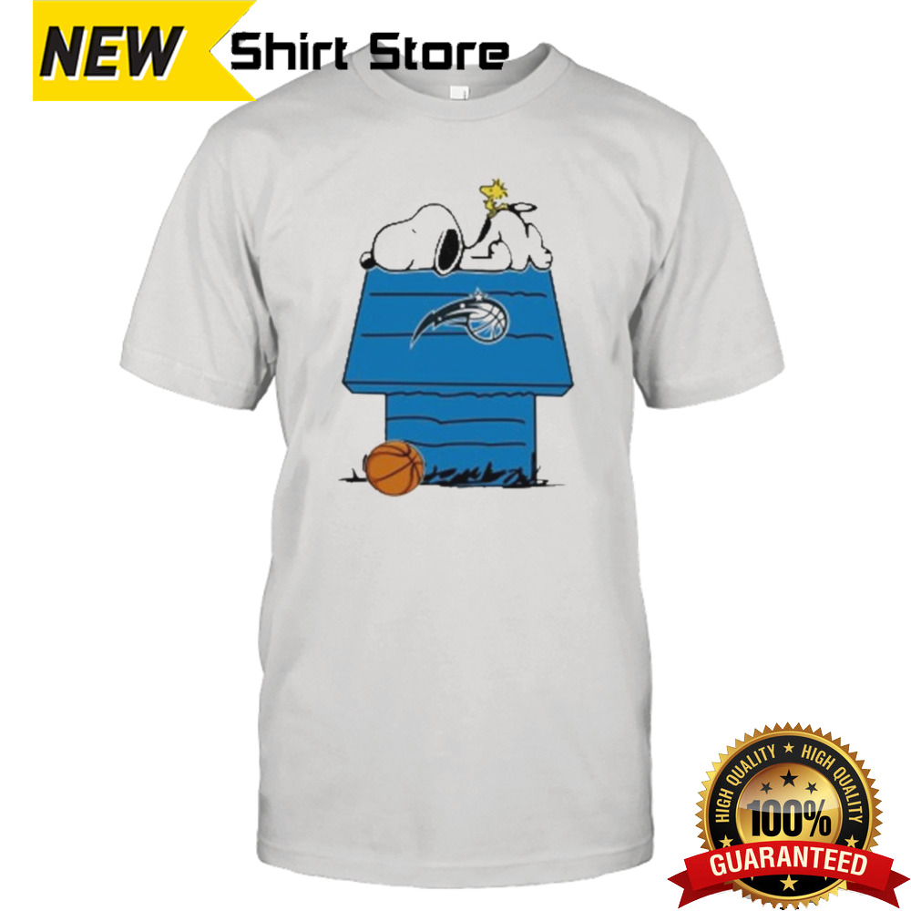 Orlando Magic Nba Basketball Snoopy Woodstock House 2024 T-shirt