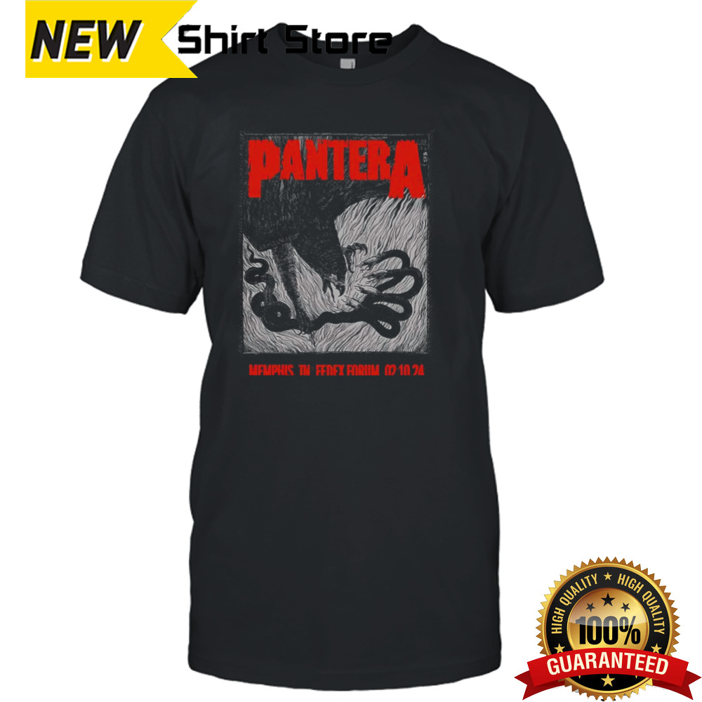 Pantera Memphis February 10 2024 Memphis TN Fedex Forum T-Shirt