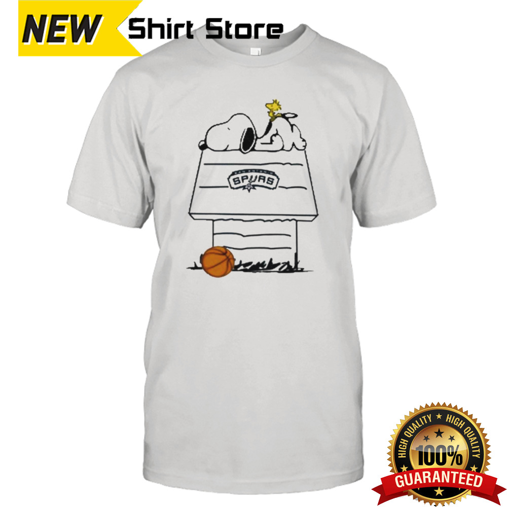 San Antonio Spurs Nba Basketball Snoopy Woodstock House 2024 T-shirt