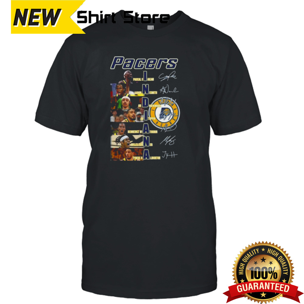 All Stars Squad Indiana Pacers Fan Signatures 2024 Shirt