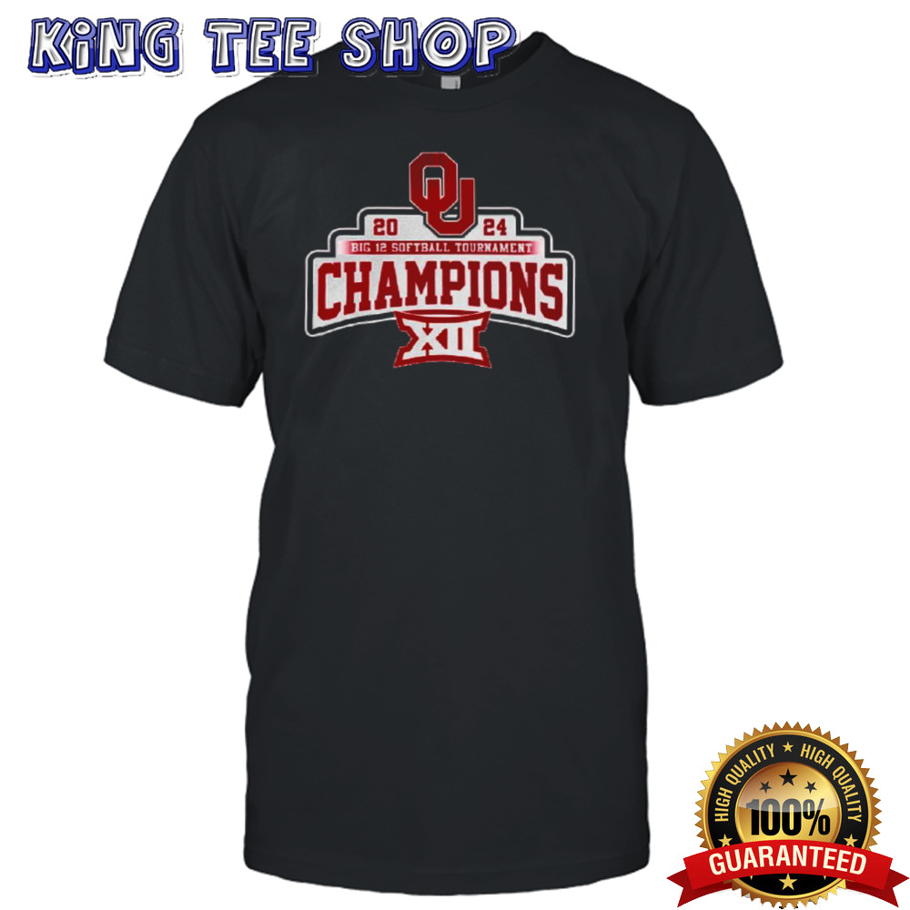 Boomer Sooner Champions 2024 Big Softball Tournament Tee